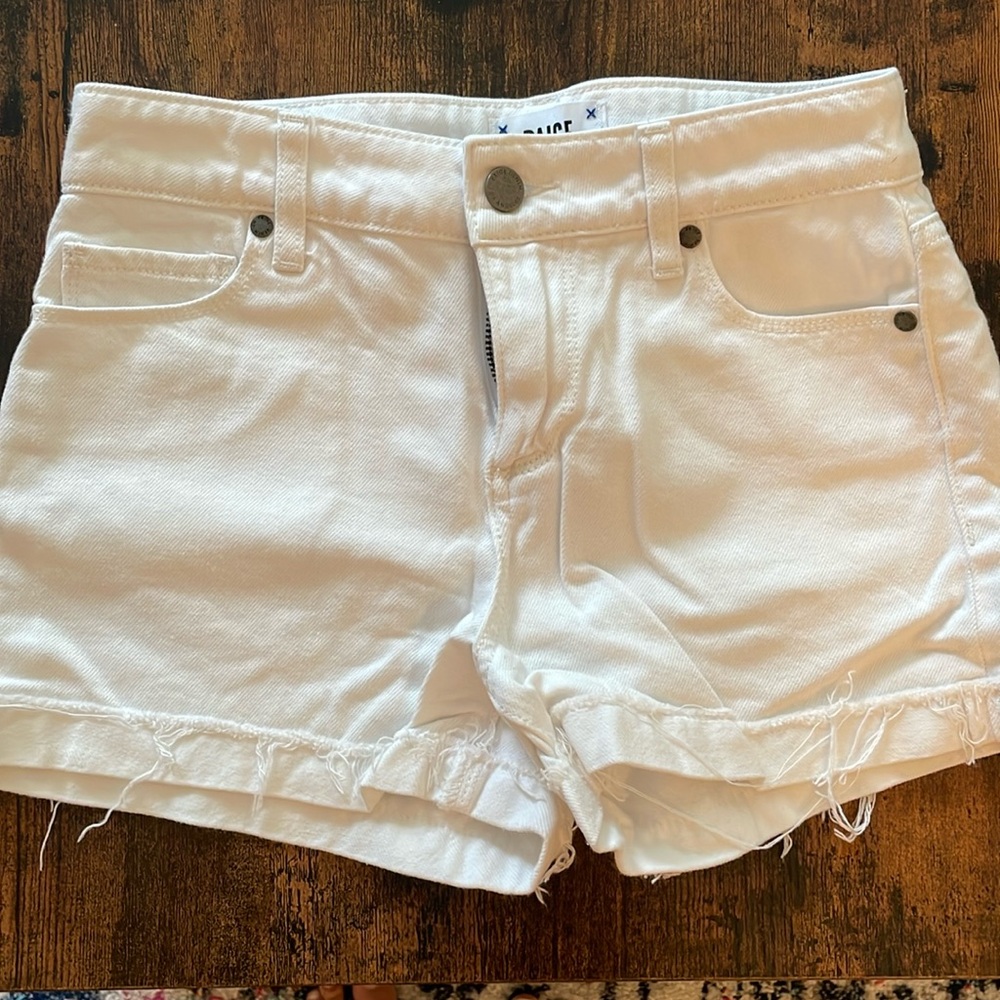 Paige White Denim Shorts